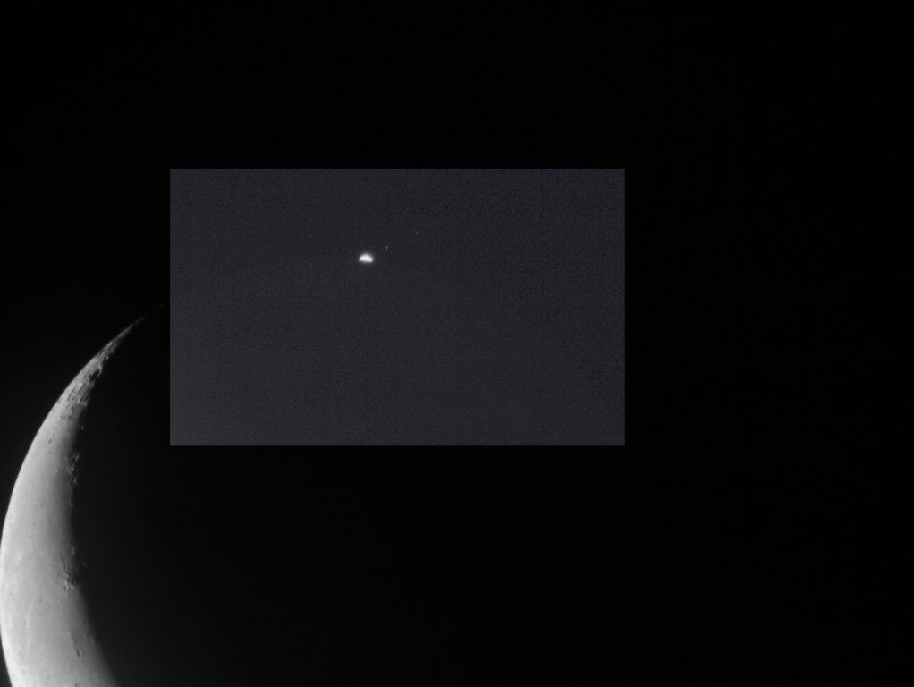 Jupiter, Io und Europa zwischen 3. udm 4. Kontakt 15.7.2012